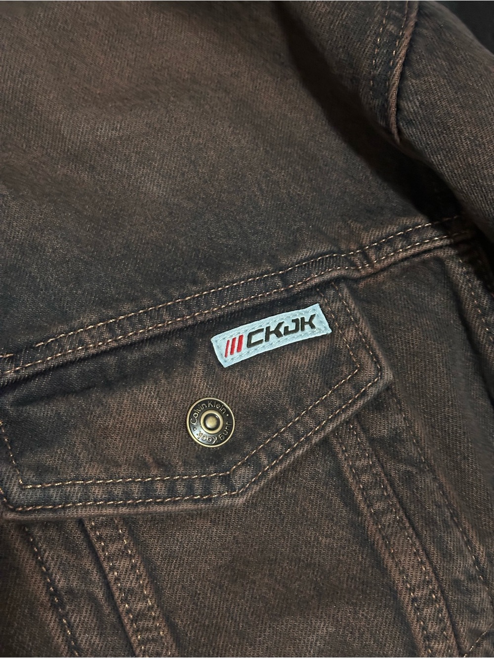 Calvin Klein x Jung Kook collab 90’s style Jean jacket limited edition - Picture 4 of 5